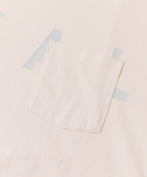 EKAL（エカル）の「EKAL　ロゴプリントポケットTシャツ（Tシャツ/カットソー・メンズ・グレー系その他/ベージュ/カーキ・MEDIUM/LARGE）」の10枚目の写真