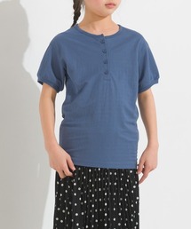 OMNES Another Edition（オムネス アナザーエディション）の「キッズ 接触冷感レーヨンナイロンヘンリーネックTシャツ（Tシャツ/カットソー・キッズ）」