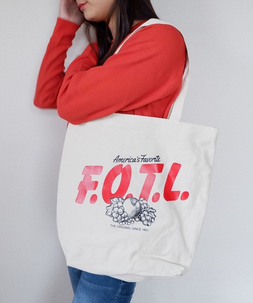 FRUIT OF THE LOOM(フルーツオブザルーム)の「【FRUIT OF THE LOOM】FFGS SOUVENIR/トートバッグ(トートバッグ・レディース・E/A/C/D/B・FREE)」の3枚目の写真
