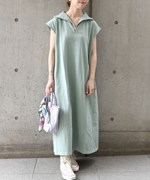 Ships シップスのワンピース ドレス グリーン カーキ 緑色系 Uvカット 通販 Zozotown