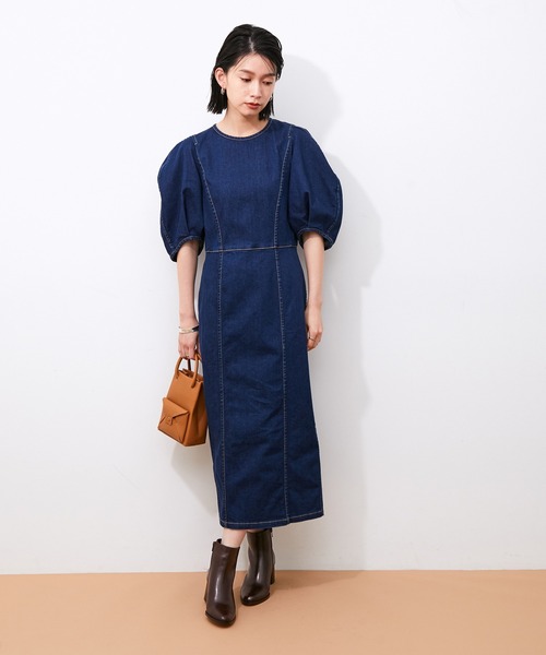 ADAM ET ROPE'（アダムエロペ）の「【WEB限定】レザーショートブーツ（ブーツ・レディース・ブラック/ダークブラウン・36/37/38/39）」の15枚目の写真