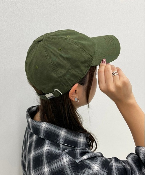 apres jour mignon(アプレジュールミニョン)の「【apresjour mignon×ARIAZ】カラーキャップ(キャップ・レディース・ブラック/ライトベージュ/グリーン・ONESIZE)」の3枚目の写真