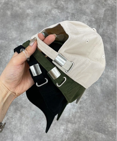 apres jour mignon(アプレジュールミニョン)の「【apresjour mignon×ARIAZ】カラーキャップ(キャップ・レディース・ブラック/ライトベージュ/グリーン・ONESIZE)」の4枚目の写真