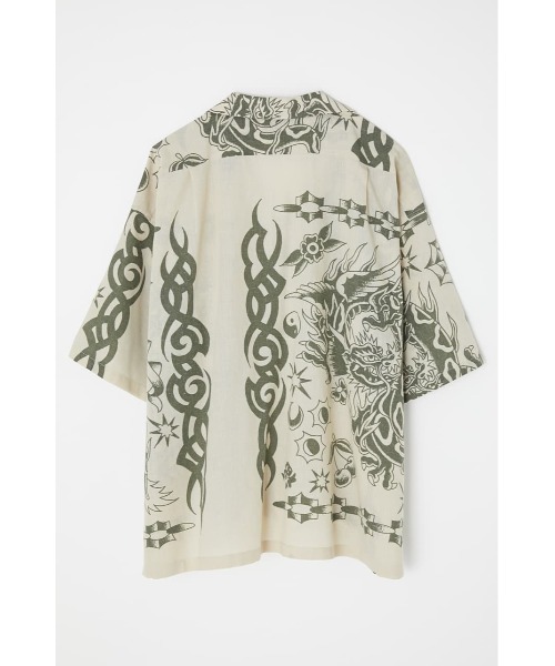 MOUSSY（マウジー）の「BANDANA OVERSIZED シャツ（シャツ/ブラウス・レディース・ライトブラック/アイボリー/パープル・FREE）」の17枚目の写真