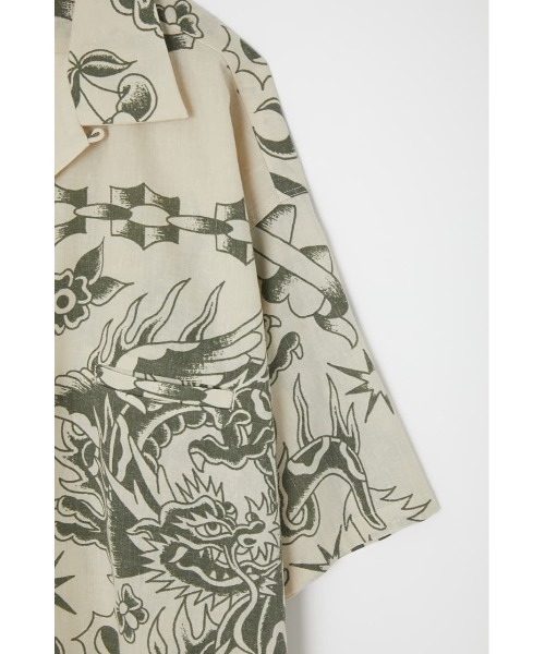 MOUSSY（マウジー）の「BANDANA OVERSIZED シャツ（シャツ/ブラウス・レディース・ライトブラック/アイボリー/パープル・FREE）」の20枚目の写真