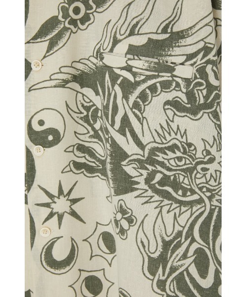 MOUSSY（マウジー）の「BANDANA OVERSIZED シャツ（シャツ/ブラウス・レディース・ライトブラック/アイボリー/パープル・FREE）」の11枚目の写真