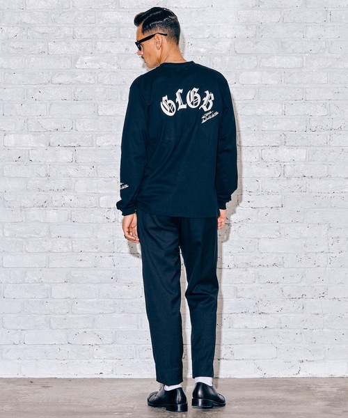 CRIMIE（クライミー）の「OLD ENGLISH LOGO LONG SLEEVE TEE（Tシャツ/カットソー・メンズ・ホワイト/ブラック・S/M/L/XL/XXL）」の8枚目の写真