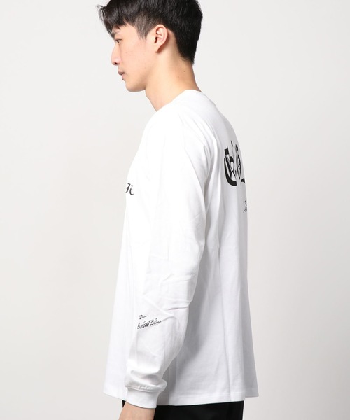 CRIMIE（クライミー）の「OLD ENGLISH LOGO LONG SLEEVE TEE（Tシャツ/カットソー・メンズ・ホワイト/ブラック・S/M/L/XL/XXL）」の5枚目の写真