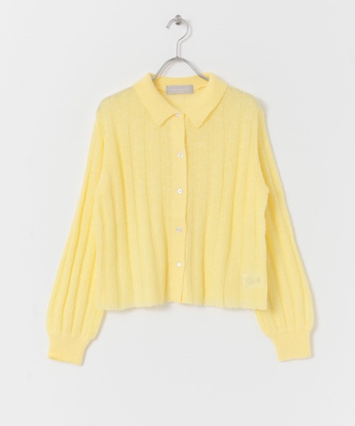 URBAN RESEARCH DOORS（アーバンリサーチドアーズ）の「『別注』Audrey and John Wad×DOORS　Knit Shirts PO（ニット/セーター・レディース・ブラウン/イエロー/ライトブルー・ONE）」の9枚目の写真