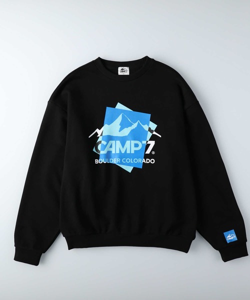 CAMP7（キャンプセブン）の「【CAMP7】重ねプリントロゴスウェット（スウェット・レディース・ライトグレー/ブラック/ベージュ・S/M/L）」の19枚目の写真