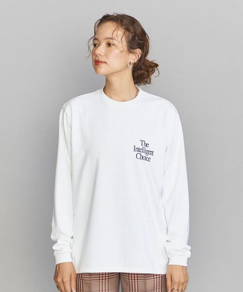 NEW BALANCE(ニューバランス)の「【別注】<New Balance(ニューバランス)>GRANDDAD ロングスリーブカットソー◆(Tシャツ/カットソー・レディース・ホワイト・S)」の2枚目の写真