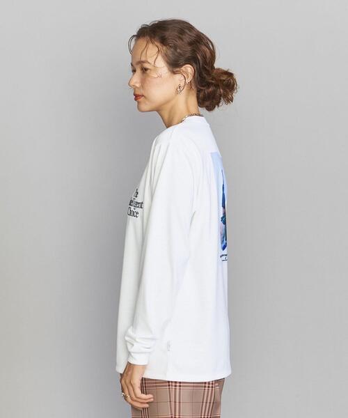 NEW BALANCE(ニューバランス)の「【別注】<New Balance(ニューバランス)>GRANDDAD ロングスリーブカットソー◆(Tシャツ/カットソー・レディース・ホワイト・S)」の3枚目の写真