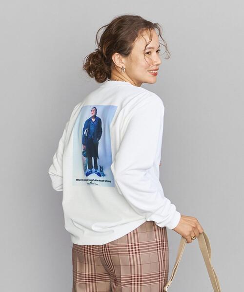 NEW BALANCE(ニューバランス)の「【別注】<New Balance(ニューバランス)>GRANDDAD ロングスリーブカットソー◆(Tシャツ/カットソー・レディース・ホワイト・S)」の6枚目の写真