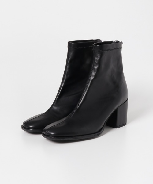 SENSE OF PLACE by URBAN RESEARCH（センスオブプレイスバイアーバンリサーチ）の「スクエアトウセンターシームストレッチブーツ（ブーツ・レディース・ブラック/ベージュ/ブラウン/アイボリー・SMALL/MEDIUM/LARGE）」の16枚目の写真