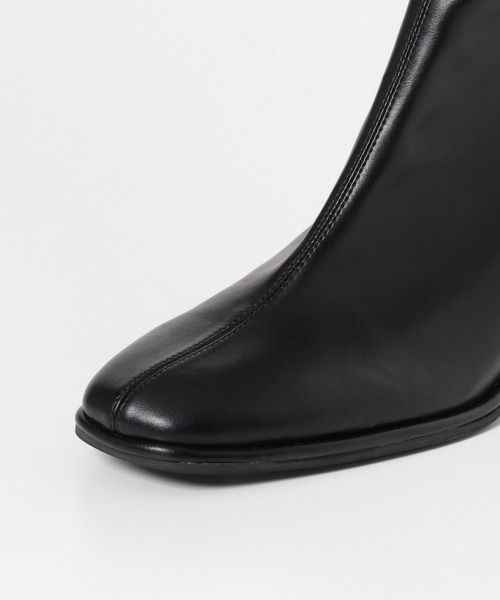 SENSE OF PLACE by URBAN RESEARCH（センスオブプレイスバイアーバンリサーチ）の「スクエアトウセンターシームストレッチブーツ（ブーツ・レディース・ブラック/ベージュ/ブラウン/アイボリー・SMALL/MEDIUM/LARGE）」の17枚目の写真