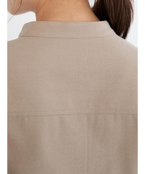 earth music&ecology（アースミュージックアンドエコロジー）の「2wayコートワンピース *（ワンピース・レディース・ベージュ/ミント/ラベンダー・FREE）」の11枚目の写真