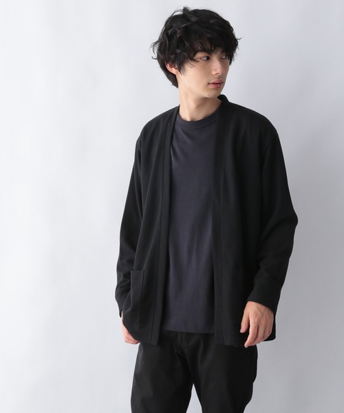 GLOBAL WORK（グローバルワーク）の「着流すドライカーデ/215842（カーディガン/ボレロ・メンズ・ブラック/ブルー系その他6/チャコールグレー・LARGE/MEDIUM/SMALL/X-LARGE）」の8枚目の写真