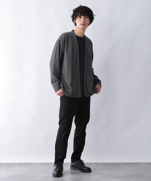 GLOBAL WORK（グローバルワーク）の「着流すドライカーデ/215842（カーディガン/ボレロ・メンズ・ブラック/ブルー系その他6/チャコールグレー・LARGE/MEDIUM/SMALL/X-LARGE）」の10枚目の写真