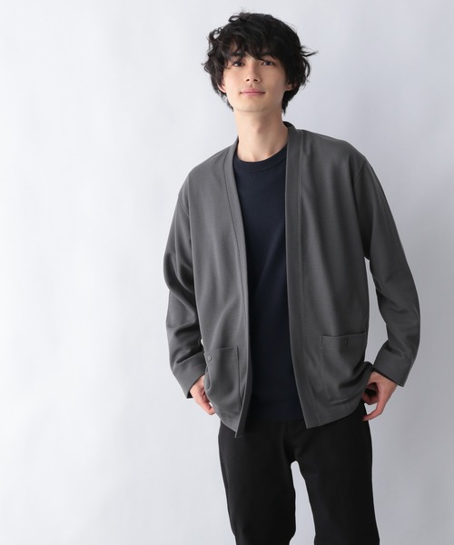 GLOBAL WORK（グローバルワーク）の「着流すドライカーデ/215842（カーディガン/ボレロ・メンズ・ブラック/ブルー系その他6/チャコールグレー・LARGE/MEDIUM/SMALL/X-LARGE）」の11枚目の写真