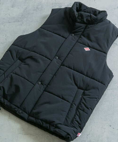 DANTON（ダントン）の「【WEB限定】DANTON　INSULATION STAND VEST（ダウンベスト・メンズ・ブラック/グレー/ブラウン/グリーン・MEDIUM/LARGE）」の2枚目の写真
