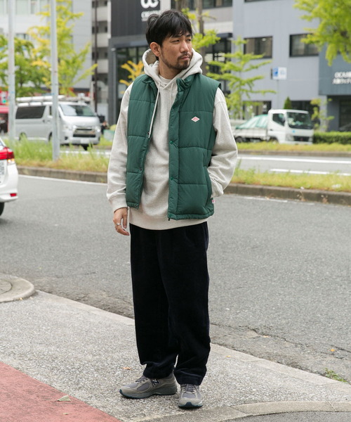 DANTON（ダントン）の「【WEB限定】DANTON　INSULATION STAND VEST（ダウンベスト・メンズ・ブラック/グレー/ブラウン/グリーン・MEDIUM/LARGE）」の7枚目の写真