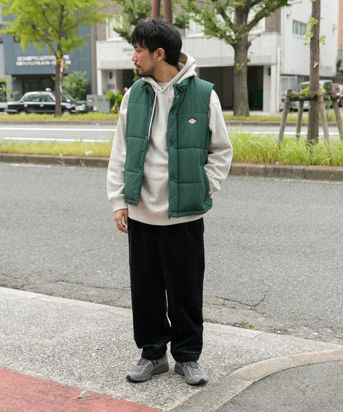 DANTON（ダントン）の「【WEB限定】DANTON　INSULATION STAND VEST（ダウンベスト・メンズ・ブラック/グレー/ブラウン/グリーン・MEDIUM/LARGE）」の8枚目の写真