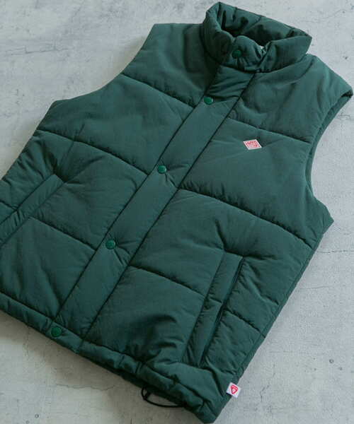 DANTON（ダントン）の「【WEB限定】DANTON　INSULATION STAND VEST（ダウンベスト・メンズ・ブラック/グレー/ブラウン/グリーン・MEDIUM/LARGE）」の15枚目の写真