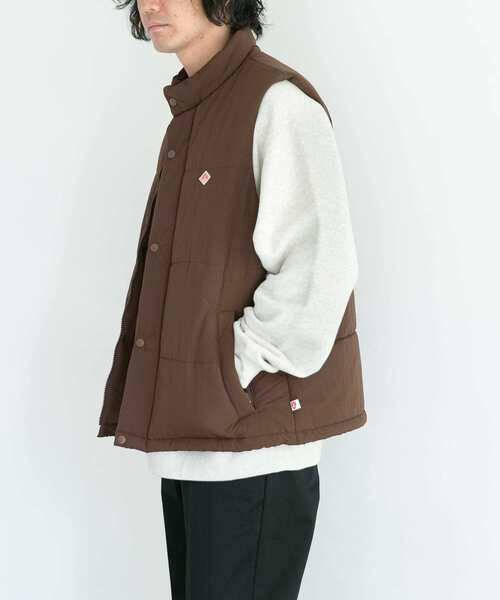 DANTON（ダントン）の「【WEB限定】DANTON　INSULATION STAND VEST（ダウンベスト・メンズ・ブラック/グレー/ブラウン/グリーン・MEDIUM/LARGE）」の19枚目の写真
