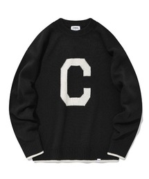 COVERNAT | 【COVERNAT】C LOGO KNIT CREWNECK / カバーナット Cロゴ クルーネック ニット(ニット/セーター)