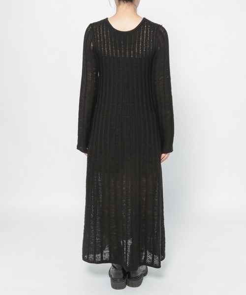 PAGEBOY（ページボーイ）の「スノウメッシュアミニットワンピース（ワンピース・レディース・オフホワイト/ブラック・FREE）」の11枚目の写真