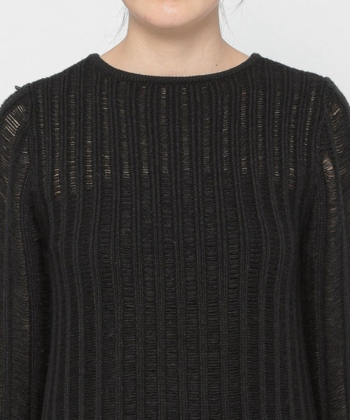 PAGEBOY（ページボーイ）の「スノウメッシュアミニットワンピース（ワンピース・レディース・オフホワイト/ブラック・FREE）」の8枚目の写真