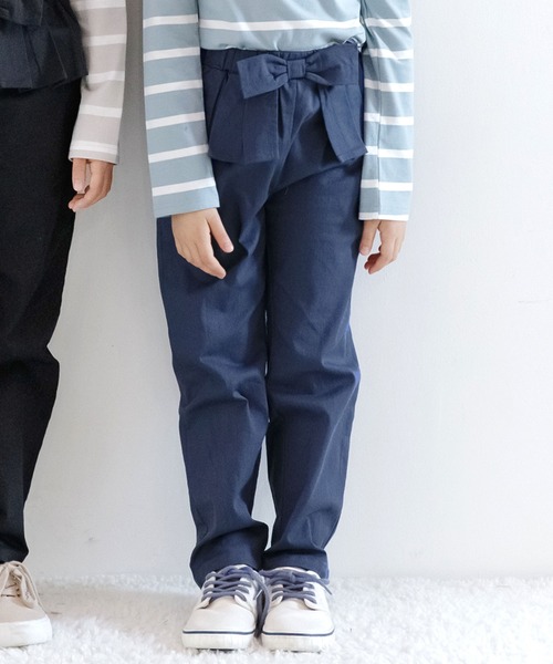 Bee des Bee（ビーデスビー）の「ロングパンツ（デニムパンツ・キッズ・ブラック/ライトグレー/ベージュ/ダークグリーン/カーキ/ネイビー・100cm/110cm/120cm/130cm/140cm/150cm）」の2枚目の写真