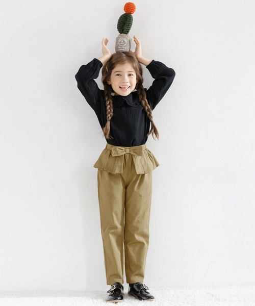 Bee des Bee（ビーデスビー）の「ロングパンツ（デニムパンツ・キッズ・ブラック/ライトグレー/ベージュ/ダークグリーン/カーキ/ネイビー・100cm/110cm/120cm/130cm/140cm/150cm）」の14枚目の写真