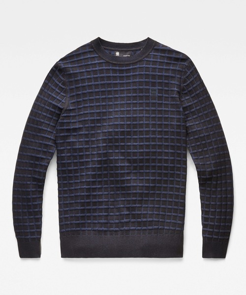 G-STAR（ジースター）の「TABLE KNITTED SWEATER/セーター（ニット/セーター・メンズ・グリーン系その他/ブルー系その他・X-LARGE/SMALL/MEDIUM/X-SMALL/LARGE）」の6枚目の写真