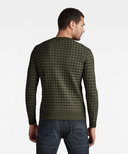 G-STAR（ジースター）の「TABLE KNITTED SWEATER/セーター（ニット/セーター・メンズ・グリーン系その他/ブルー系その他・X-LARGE/SMALL/MEDIUM/X-SMALL/LARGE）」の9枚目の写真