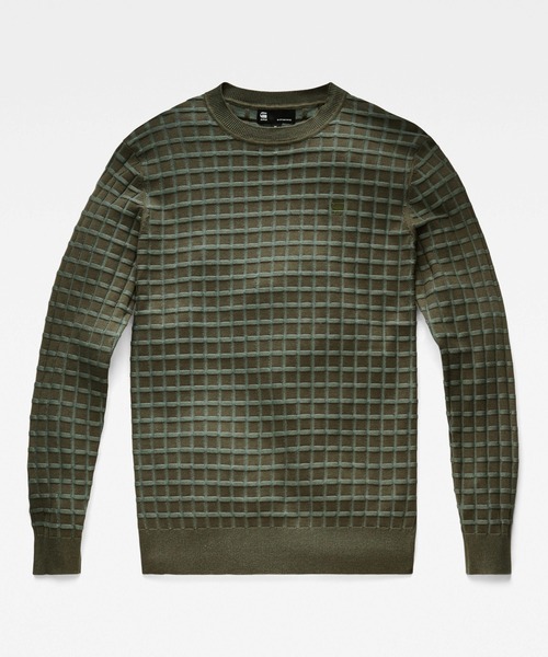 G-STAR（ジースター）の「TABLE KNITTED SWEATER/セーター（ニット/セーター・メンズ・グリーン系その他/ブルー系その他・X-LARGE/SMALL/MEDIUM/X-SMALL/LARGE）」の11枚目の写真