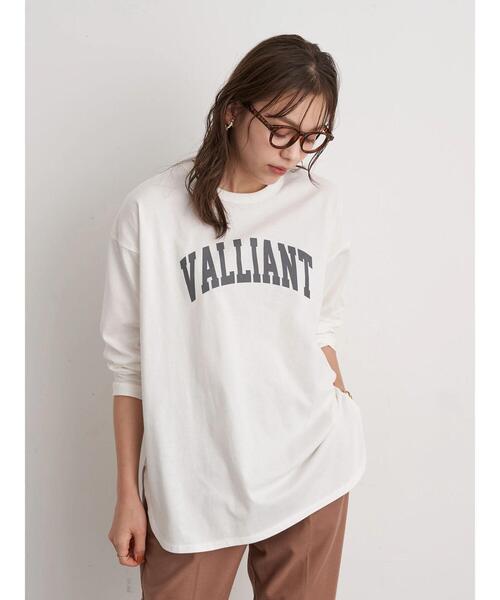 earth music&ecology（アースミュージックアンドエコロジー）の「VALLIANT Tシャツ ＊（Tシャツ/カットソー・レディース・オフホワイト/チャコールグレー/ネイビー・FREE）」の4枚目の写真