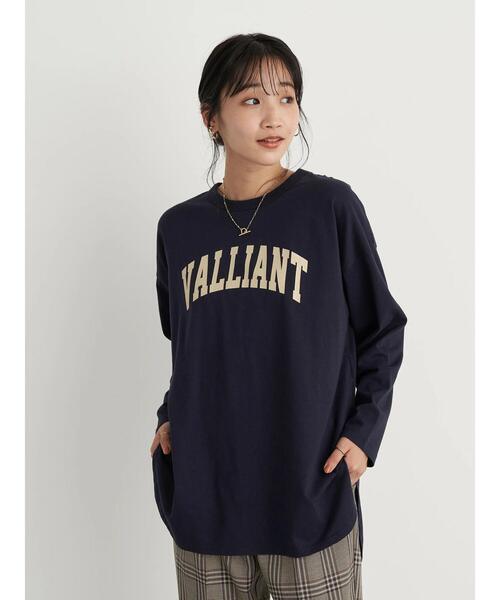earth music&ecology（アースミュージックアンドエコロジー）の「VALLIANT Tシャツ ＊（Tシャツ/カットソー・レディース・オフホワイト/チャコールグレー/ネイビー・FREE）」の6枚目の写真