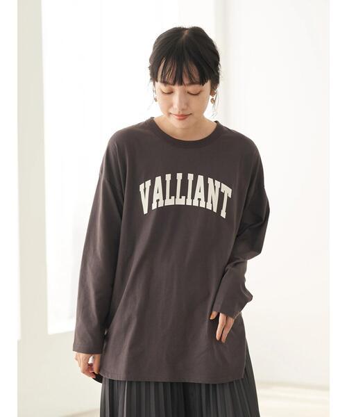 earth music&ecology（アースミュージックアンドエコロジー）の「VALLIANT Tシャツ ＊（Tシャツ/カットソー・レディース・オフホワイト/チャコールグレー/ネイビー・FREE）」の10枚目の写真