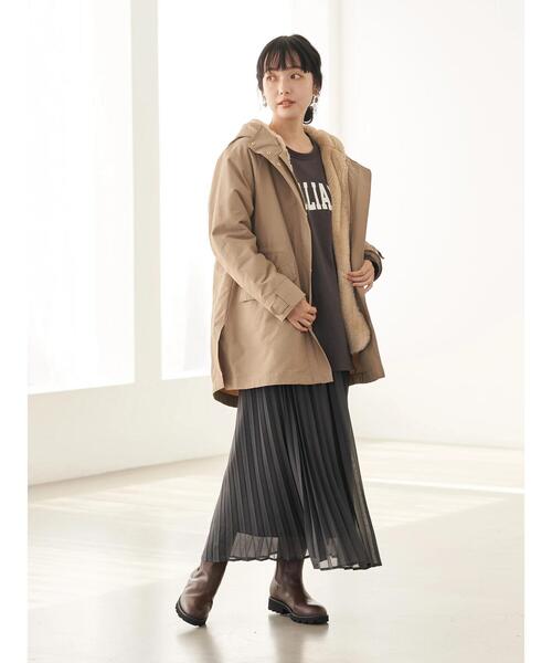 earth music&ecology（アースミュージックアンドエコロジー）の「VALLIANT Tシャツ ＊（Tシャツ/カットソー・レディース・オフホワイト/チャコールグレー/ネイビー・FREE）」の13枚目の写真