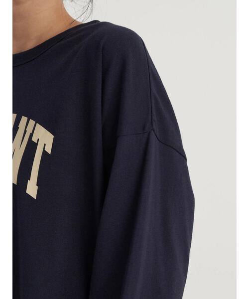 earth music&ecology（アースミュージックアンドエコロジー）の「VALLIANT Tシャツ ＊（Tシャツ/カットソー・レディース・オフホワイト/チャコールグレー/ネイビー・FREE）」の21枚目の写真