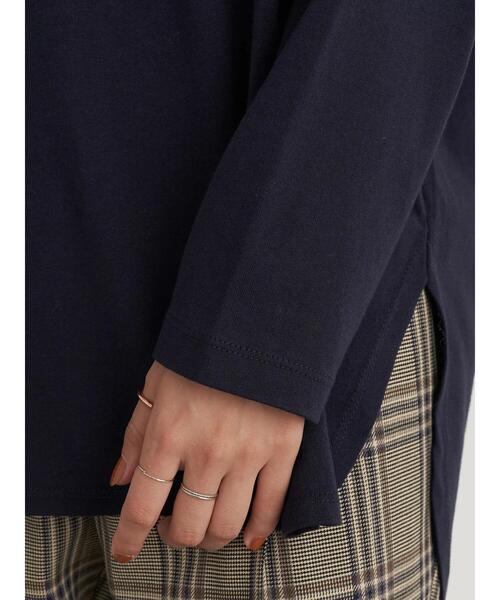 earth music&ecology（アースミュージックアンドエコロジー）の「VALLIANT Tシャツ ＊（Tシャツ/カットソー・レディース・オフホワイト/チャコールグレー/ネイビー・FREE）」の22枚目の写真