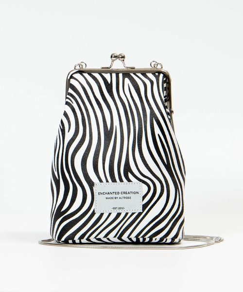 ALTROSE（アルトローズ）の「ショルダーバッグ [ミクロン]（ショルダーバッグ・レディース・ブラック/パープル/グリーン/アイボリー/ゼブラ・FREE）」の12枚目の写真