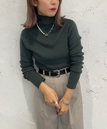apres jour mignon | タートルネックリブニット【ZOZOTOWN限定アイテム】(ニット/セーター)