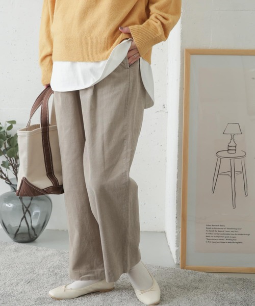 URBAN RESEARCH DOORS(アーバンリサーチドアーズ)の「コーデュロイイージーパンツ(その他パンツ・レディース・チャコールグレー/ライトグレー/オリーブ・38/36)」の20枚目の写真