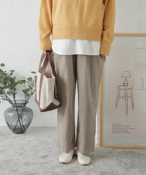 URBAN RESEARCH DOORS(アーバンリサーチドアーズ)の「コーデュロイイージーパンツ(その他パンツ・レディース・チャコールグレー/ライトグレー/オリーブ・38/36)」の22枚目の写真