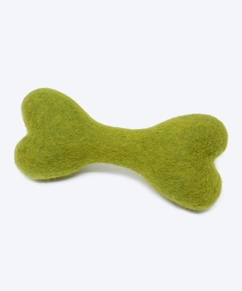 MODERNBEAST(モダンビースト)の「WOOLBONE(ペット用おもちゃ・メンズ・ピンク/モスグリーン/スカイブルー/イエロー/グレイッシュベージュ/グレー/ピンクベージュ/オレンジ/ミント/ラベンダー・S/L)」の14枚目の写真