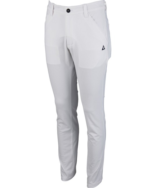 le coq sportif GOLF(ルコックスポルティフゴルフ)の「ゴルフ ゴルファーズアドレスカッティングロングパンツ メンズ ウェア ロングパンツ ボトムス ゴルフ スポーツ(その他パンツ・メンズ・ホワイト/ネイビー/ブラック/グレー・88/92/82/85/96/79/76)」の1枚目の写真