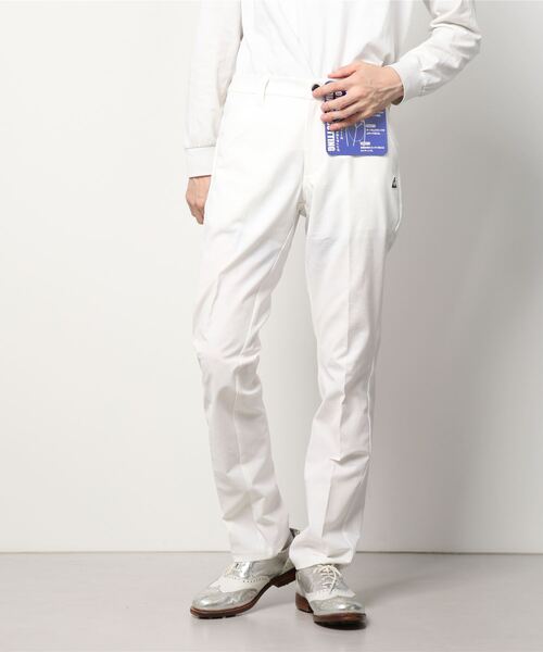 le coq sportif GOLF(ルコックスポルティフゴルフ)の「ゴルフ ゴルファーズアドレスカッティングロングパンツ メンズ ウェア ロングパンツ ボトムス ゴルフ スポーツ(その他パンツ・メンズ・ホワイト/ネイビー/ブラック/グレー・88/92/82/85/96/79/76)」の8枚目の写真
