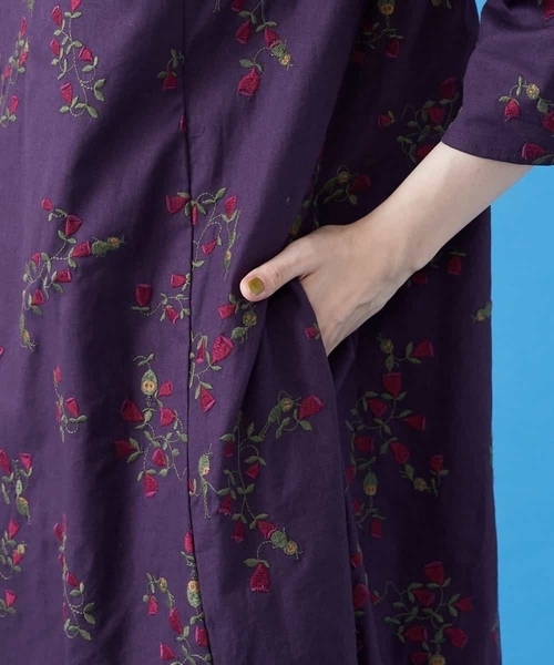 Jocomomola（ホコモモラ）の「Flor marciana 刺繍ワンピース 
